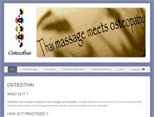Tablet Screenshot of osteothai.com